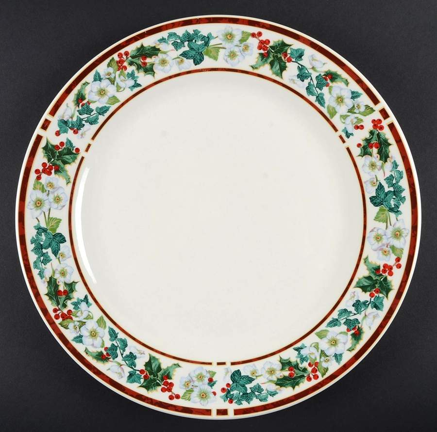 Holly 12" Chop Plate (Round Platter) by Majesticware-1