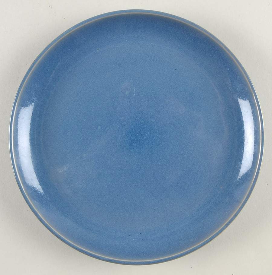 Blue Glaze Salad/Dessert Plate by Martha Stewart-1