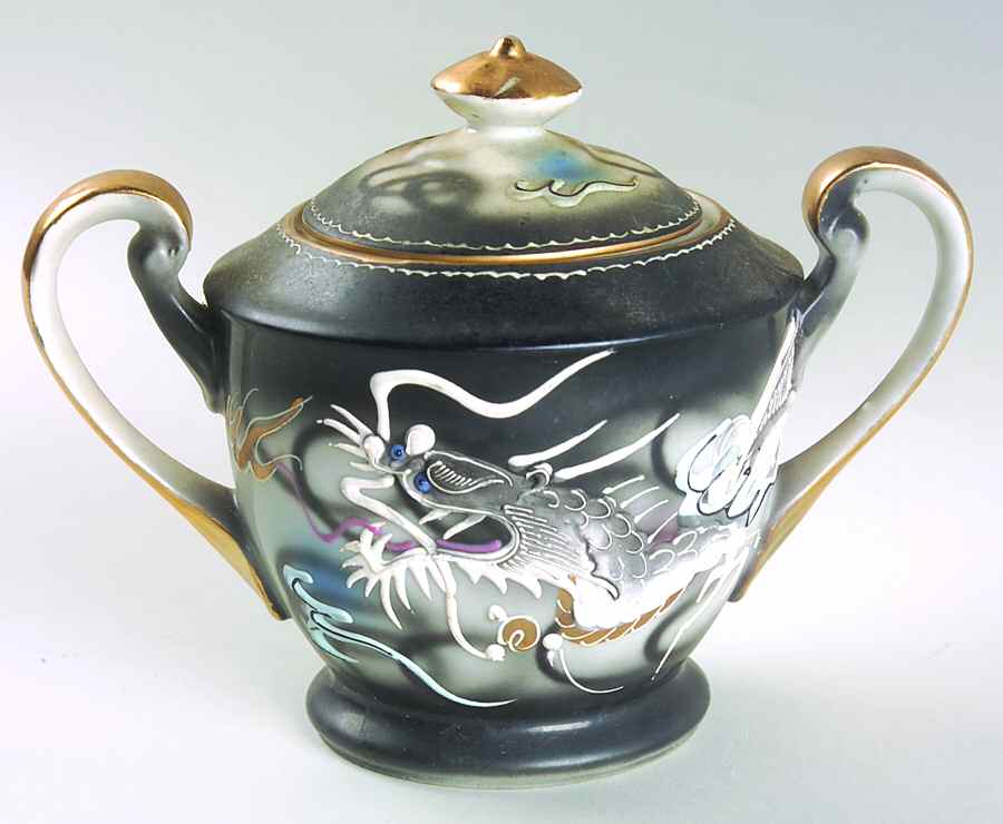 MA12 Sugar Bowl & Lid by Manna (Japan)-1