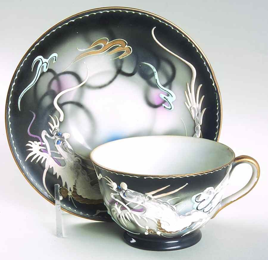 MA12 Footed Cup & Saucer Set by Manna (Japan)-1
