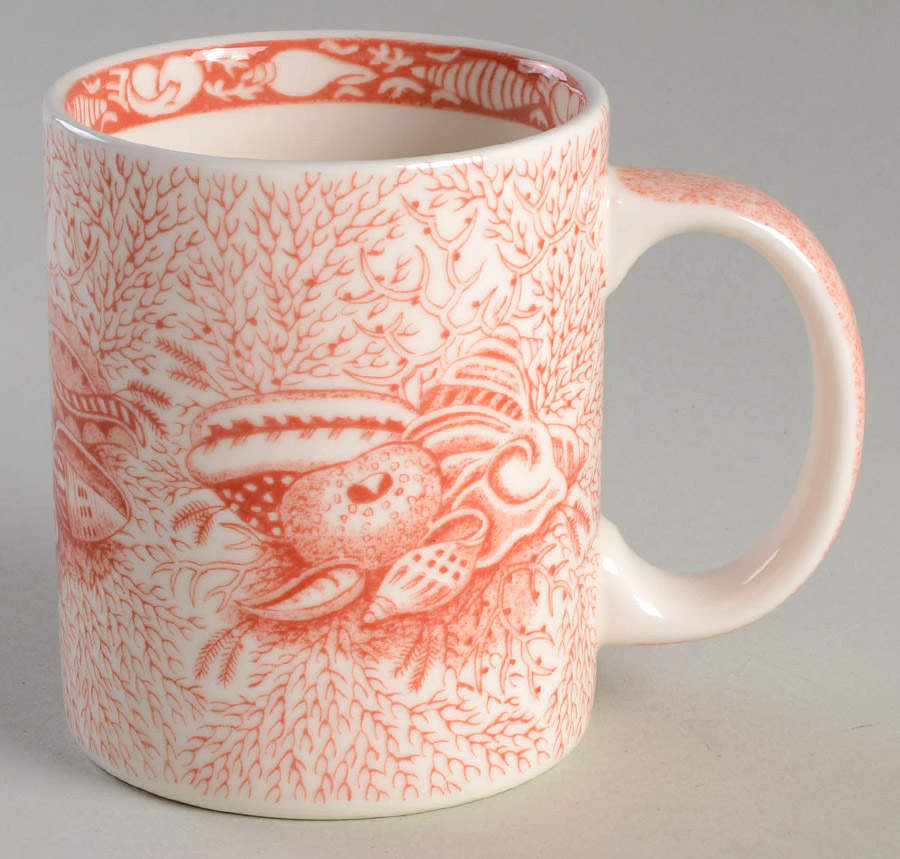 Coral Torquay Mug by Mottahedeh-1