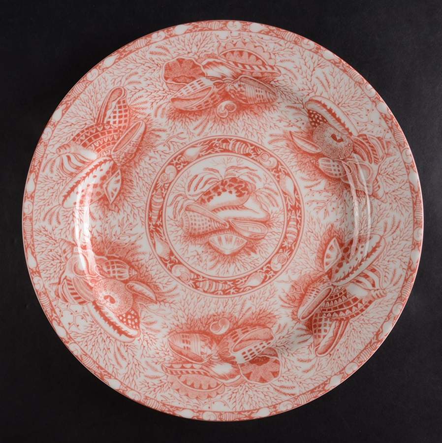Coral Torquay Dinner Plate by Mottahedeh-1