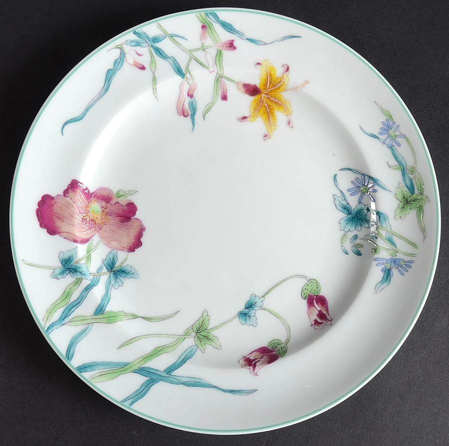Lady Charlotte's Lily Salad/Dessert Plate by Mottahedeh-1