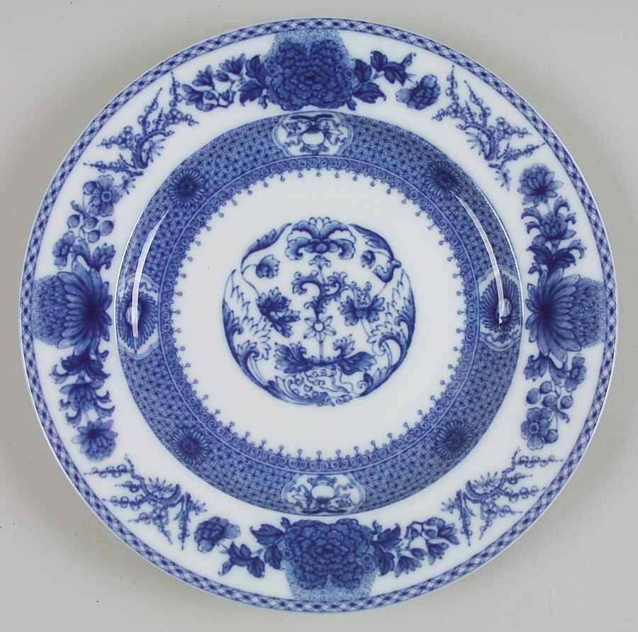 Imperial Blue (No Trim) Dinner Plate by Mottahedeh-1