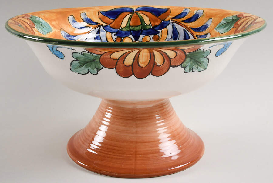 Terra Bella Round Compote (Height x Width) by Maxcera Corp-1