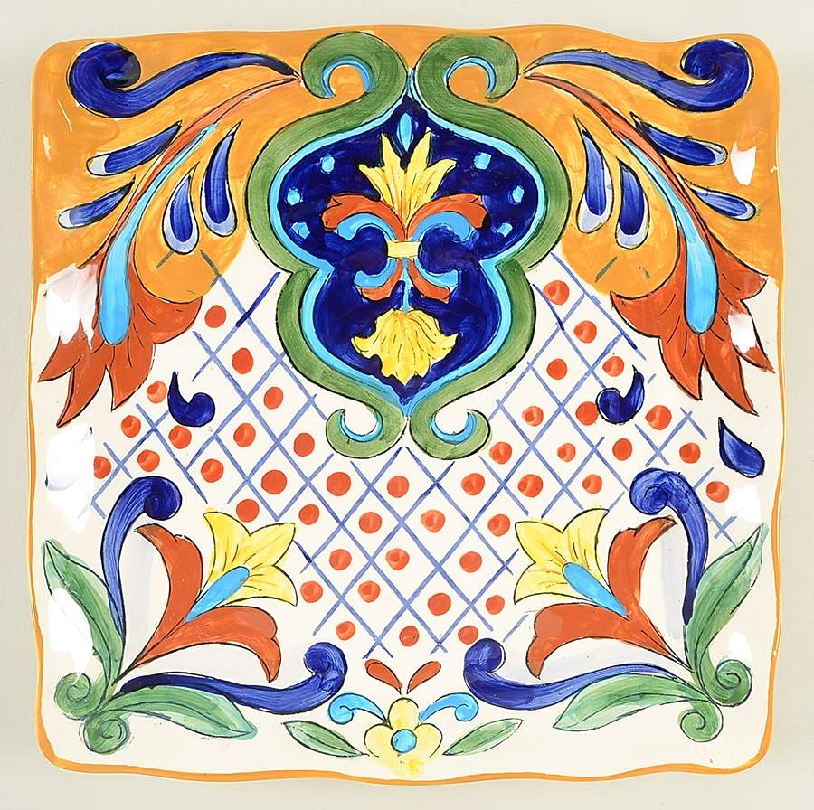 Terra Bella Square Dinner Plate by Maxcera Corp-1