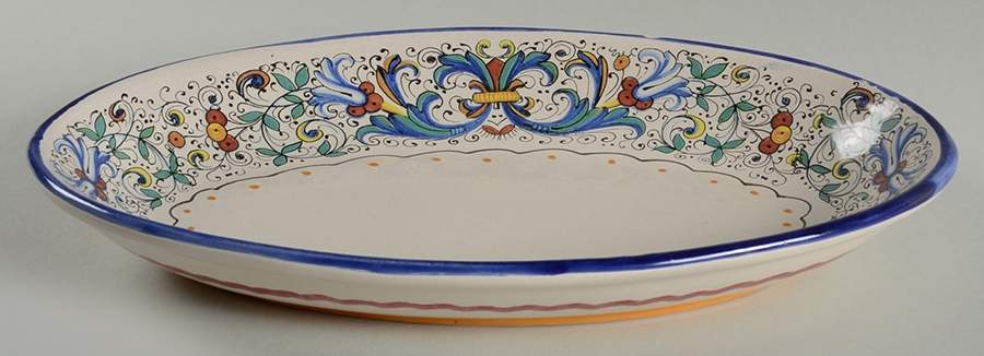 MC63 13" Oval Serving Platter by Meridiana Ceramiche-1
