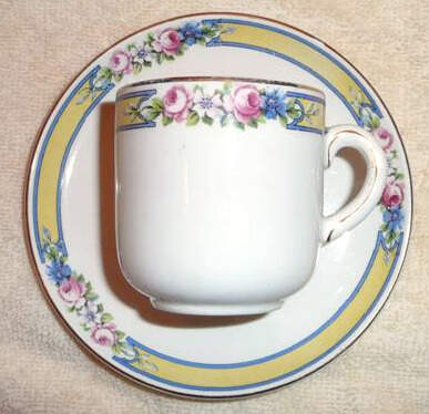 MAD212 Flat Demitasse Cup & Saucer Set by John Maddock & Sons-1