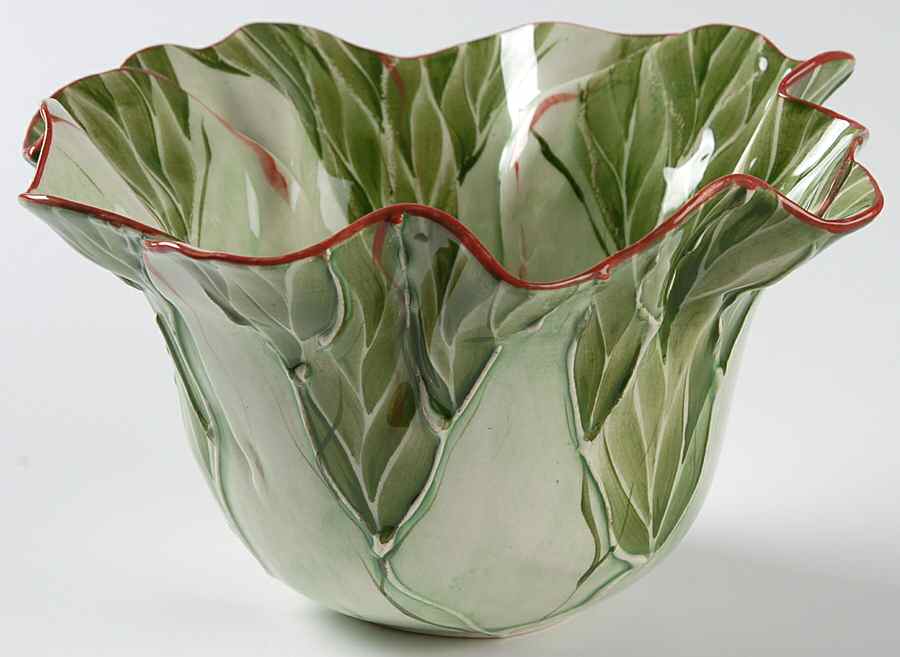 Lettuce 6" Round Serving Bowl by Mustardseed & Moonshine-1