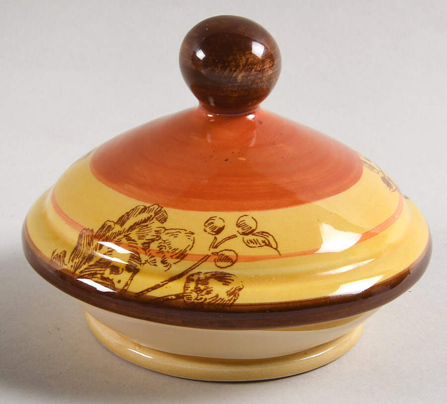 Orange Rooster Lid for Small Canister by Maxcera Corp-1