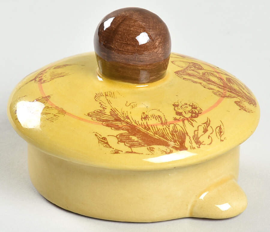Orange Rooster Lid for Teapot by Maxcera Corp-1