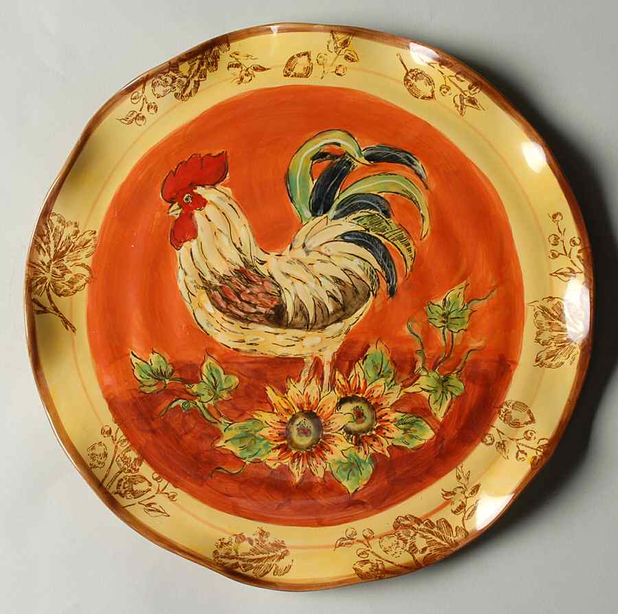 Orange Rooster Cheese Tray by Maxcera Corp-1