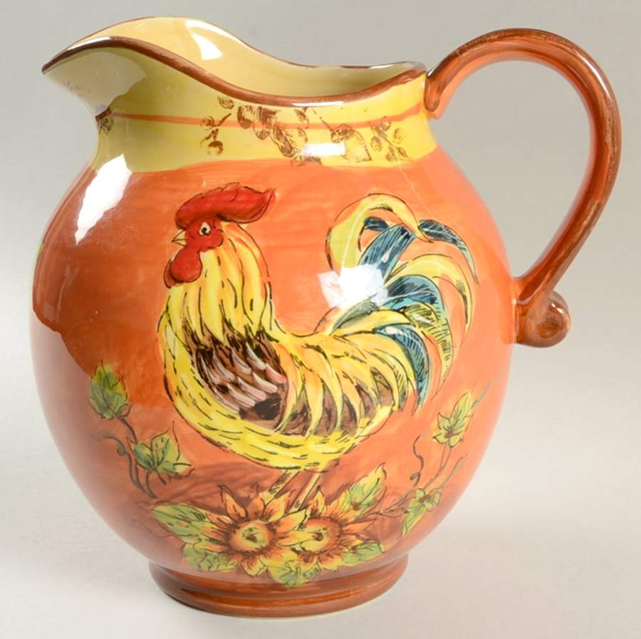 Orange Rooster 116 Oz Pitcher by Maxcera Corp-1