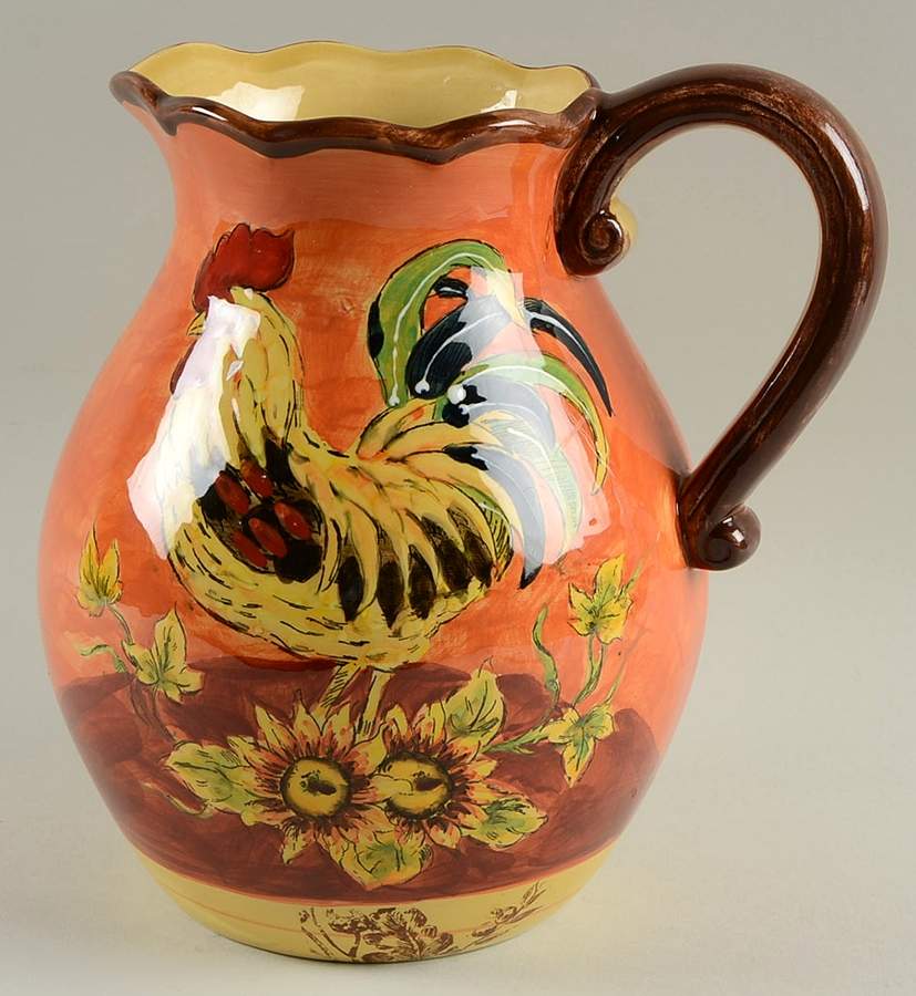 Orange Rooster 88 Oz Pitcher by Maxcera Corp-1