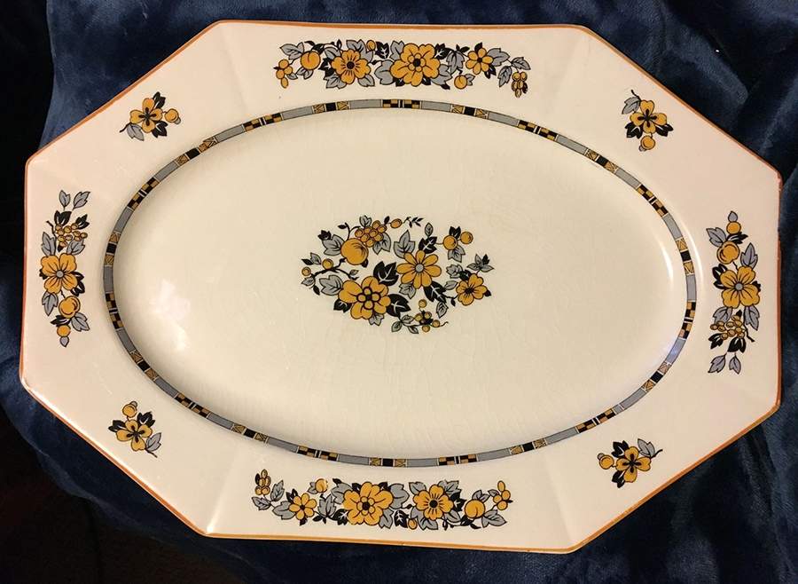 Autumn 12" Oval Serving Platter by Myott Staffordshire-1