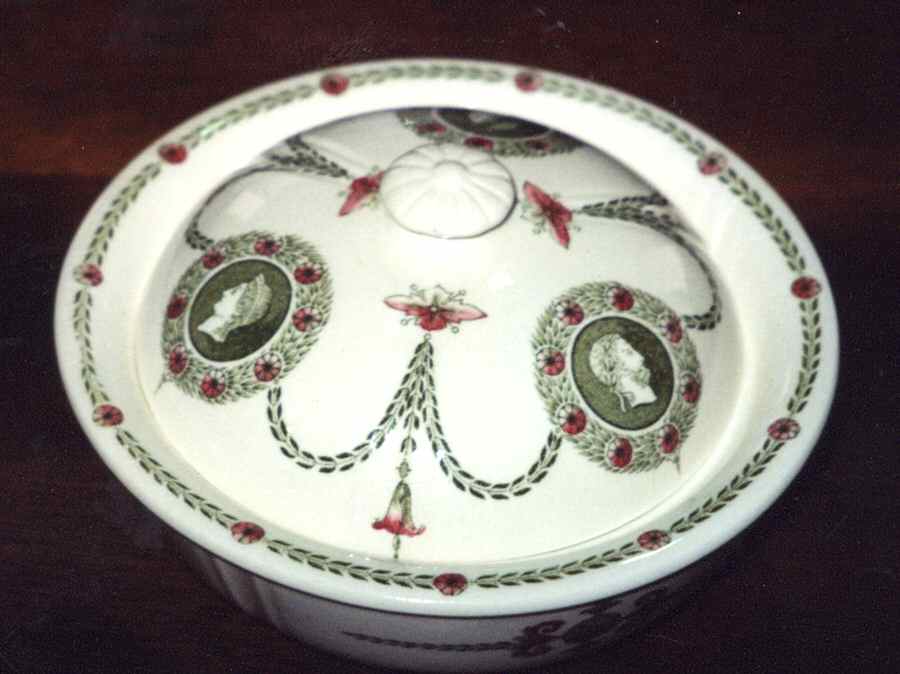 Italian Sugar Bowl & Lid by Minton-1