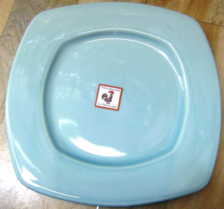 M2A2 Turquoise Salad Plate by Matceramica-1