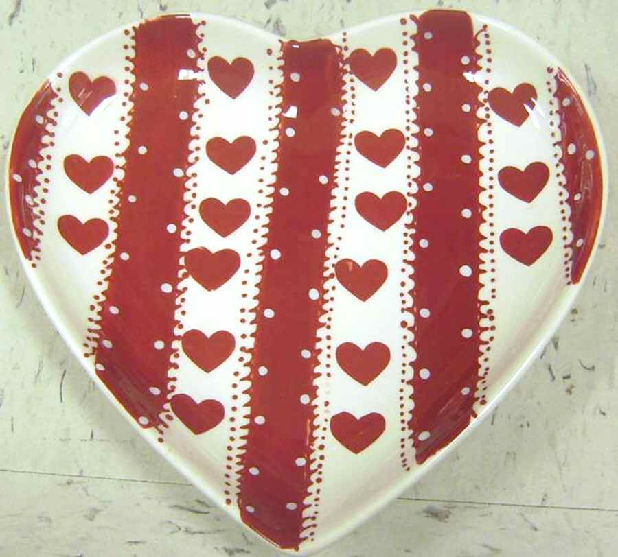 MSA41 Heart Shaped Plate by Mesa Intl-1