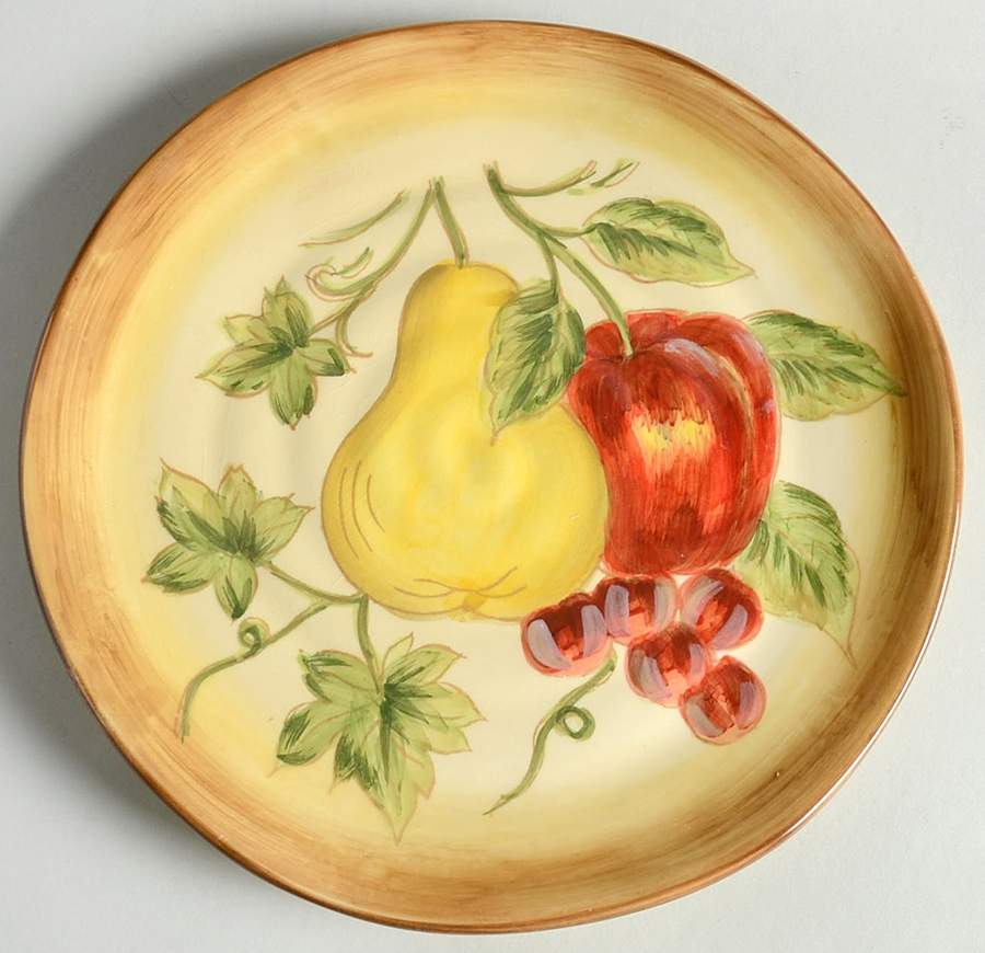 Fruit Harvest Salad Plate by Maxcera Corp-1