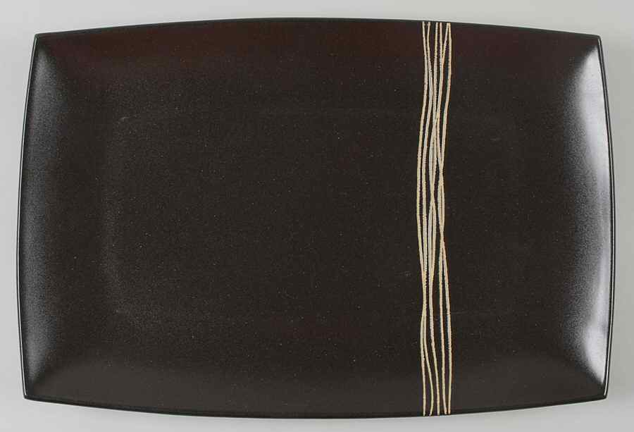 Bamboo Reeds 15" Rectangular Serving Platter by Mikasa-1