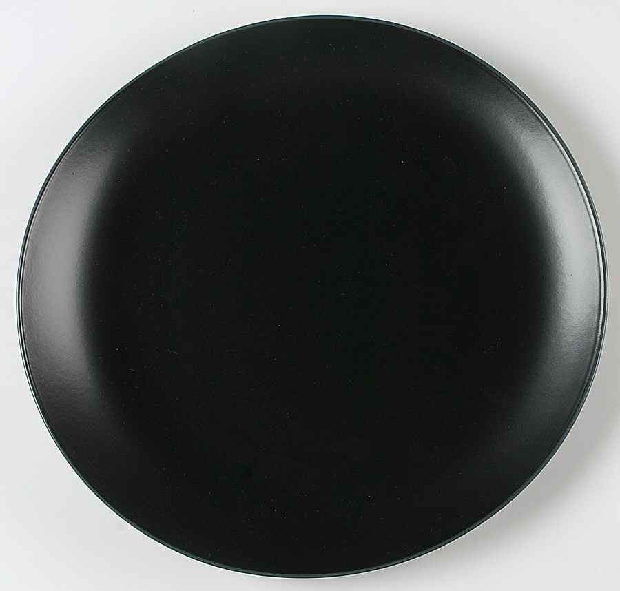 Curve Black 13" Chop Plate (Round Platter) by Mikasa-1