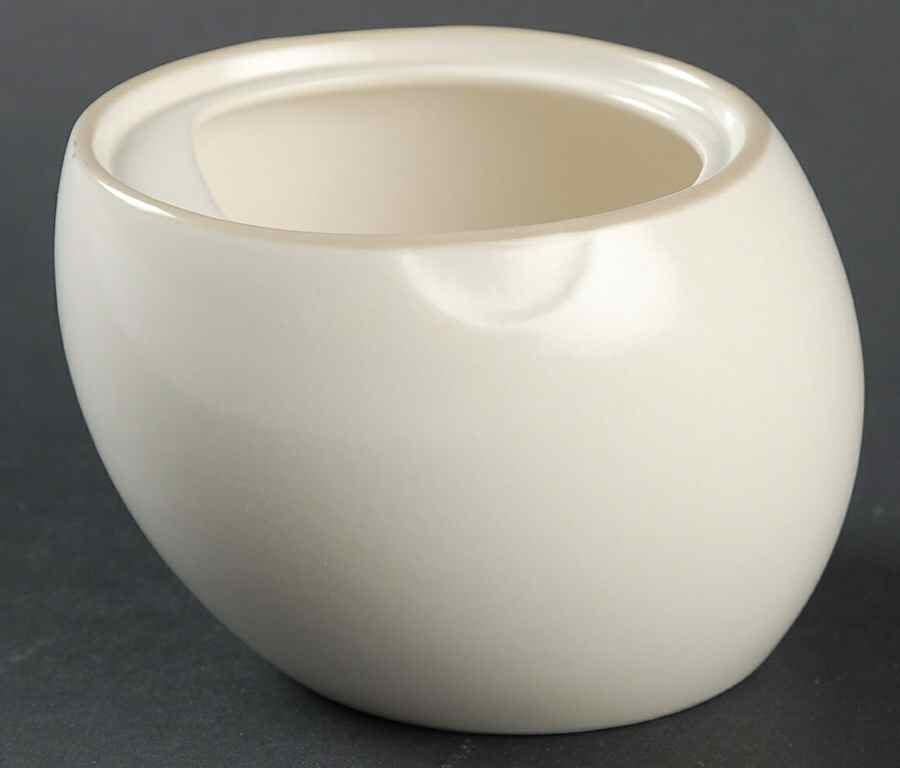 Curve Cream Sugar Bowl No Lid by Mikasa-1