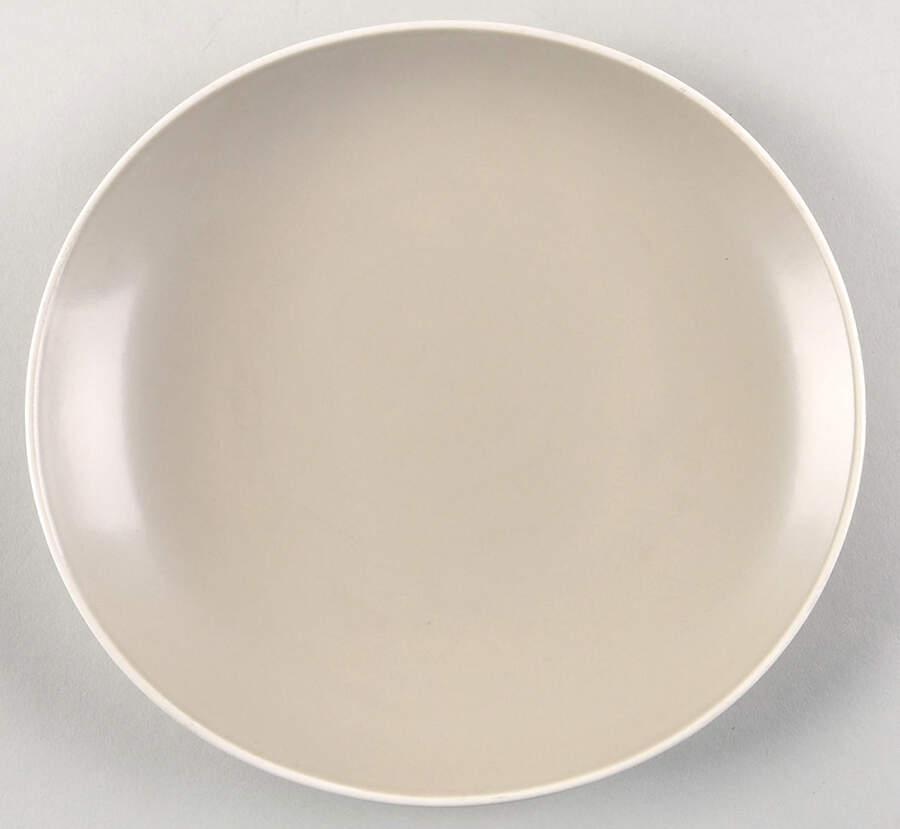 Curve Khaki Salad Plate by Mikasa-1