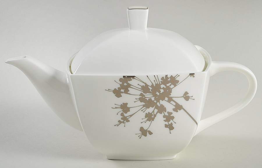 Floral Silhouette Teapot & Lid by Mikasa-1