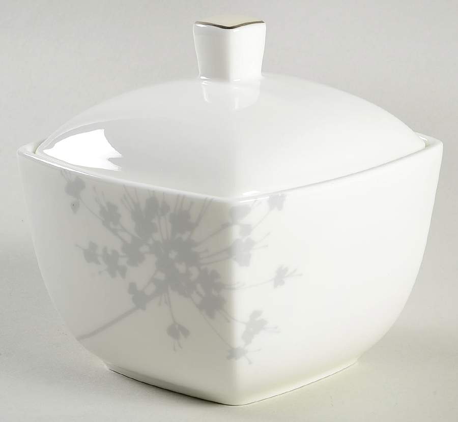 Floral Silhouette Sugar Bowl & Lid by Mikasa-1