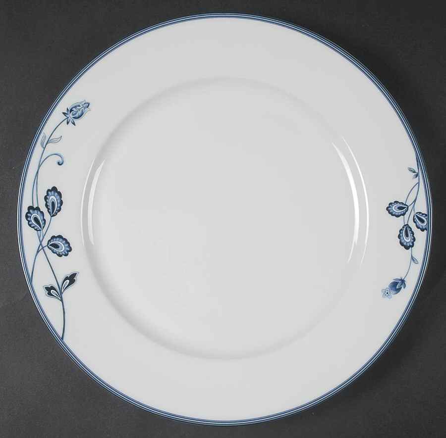 Indigo Bloom Dinner Plate by Mikasa-1