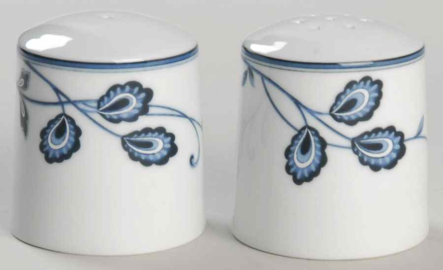 Indigo Bloom Salt & Pepper Set by Mikasa-1