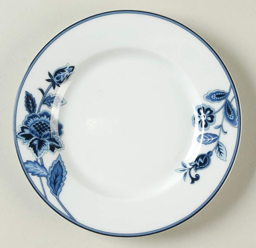Indigo Bloom Bread & Butter Plate by Mikasa-1