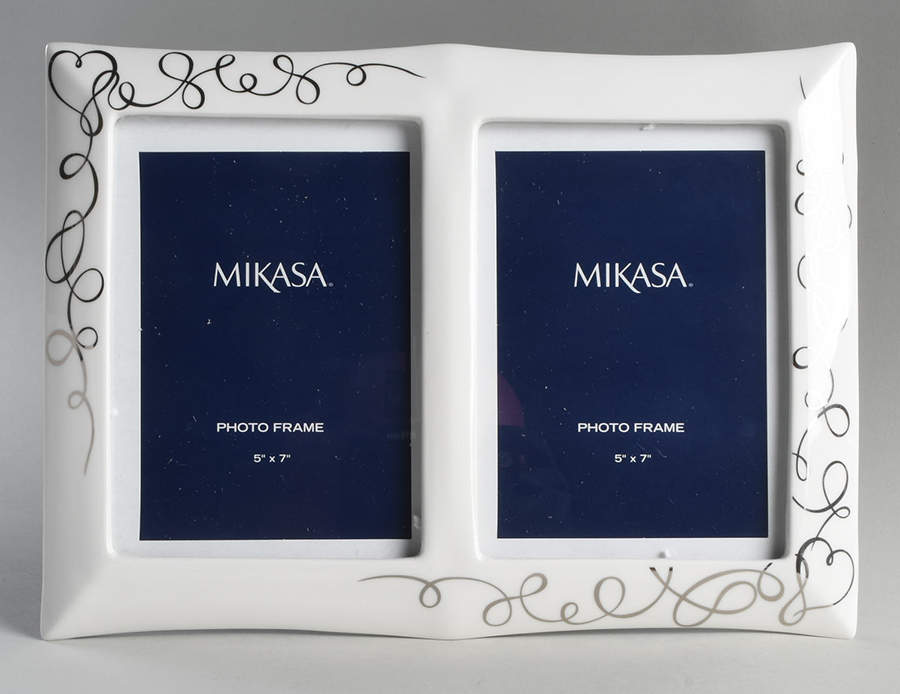 Love Story Double Frame-Holds 5" X 7" by Mikasa-1