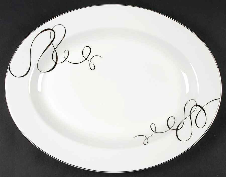 Love Story 14" Oval Serving Platter by Mikasa-1