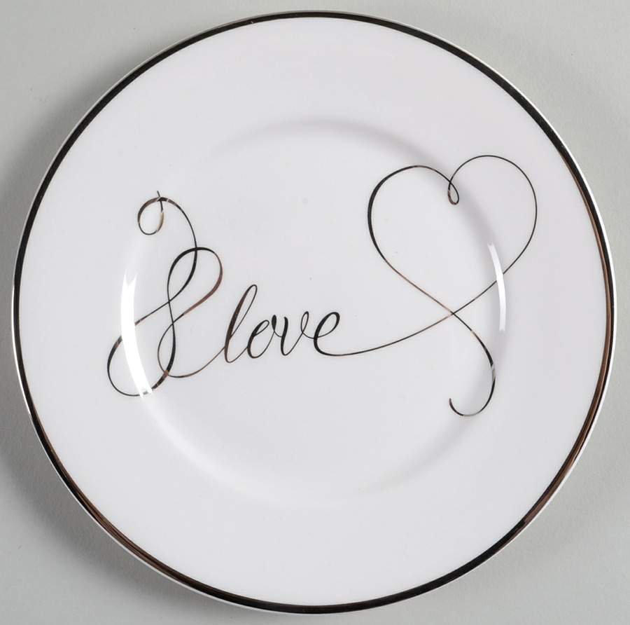 Love Story Appetizer Plate by Mikasa-1