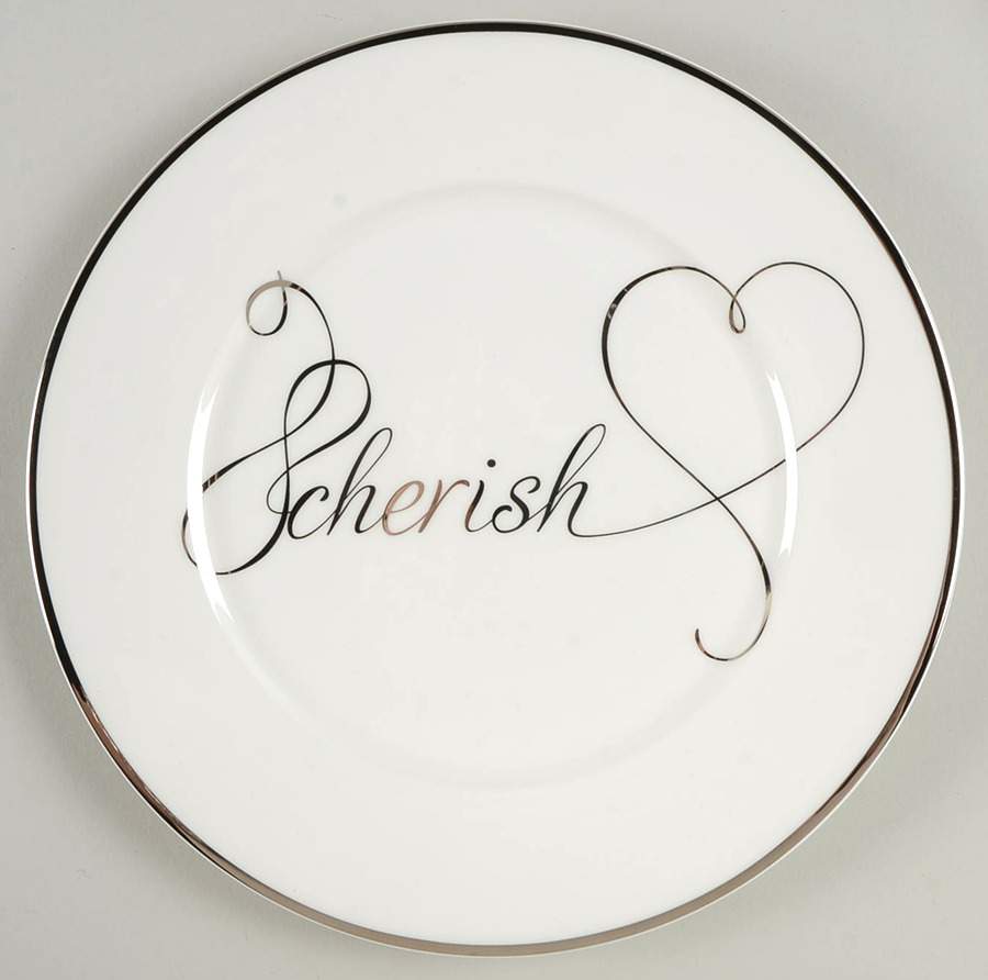 Love Story Luncheon Plate by Mikasa-1
