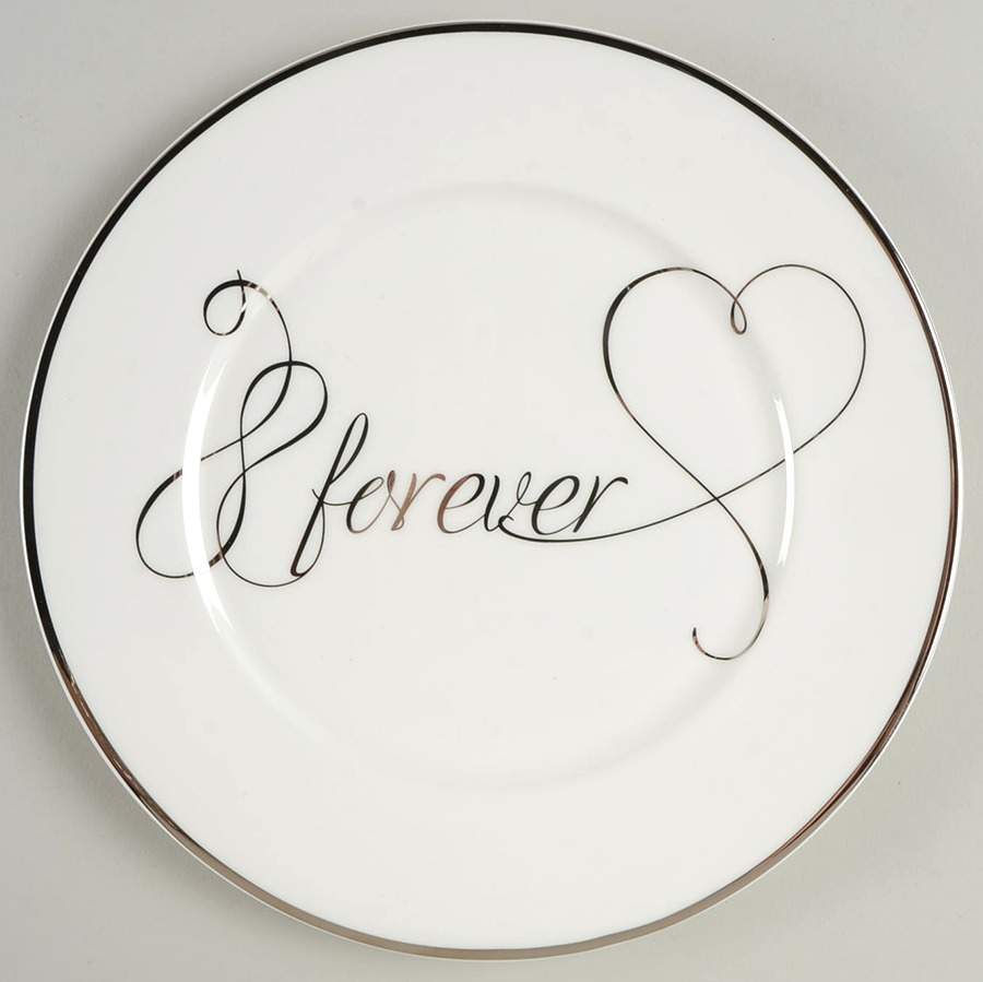 Love Story Luncheon Plate by Mikasa-1