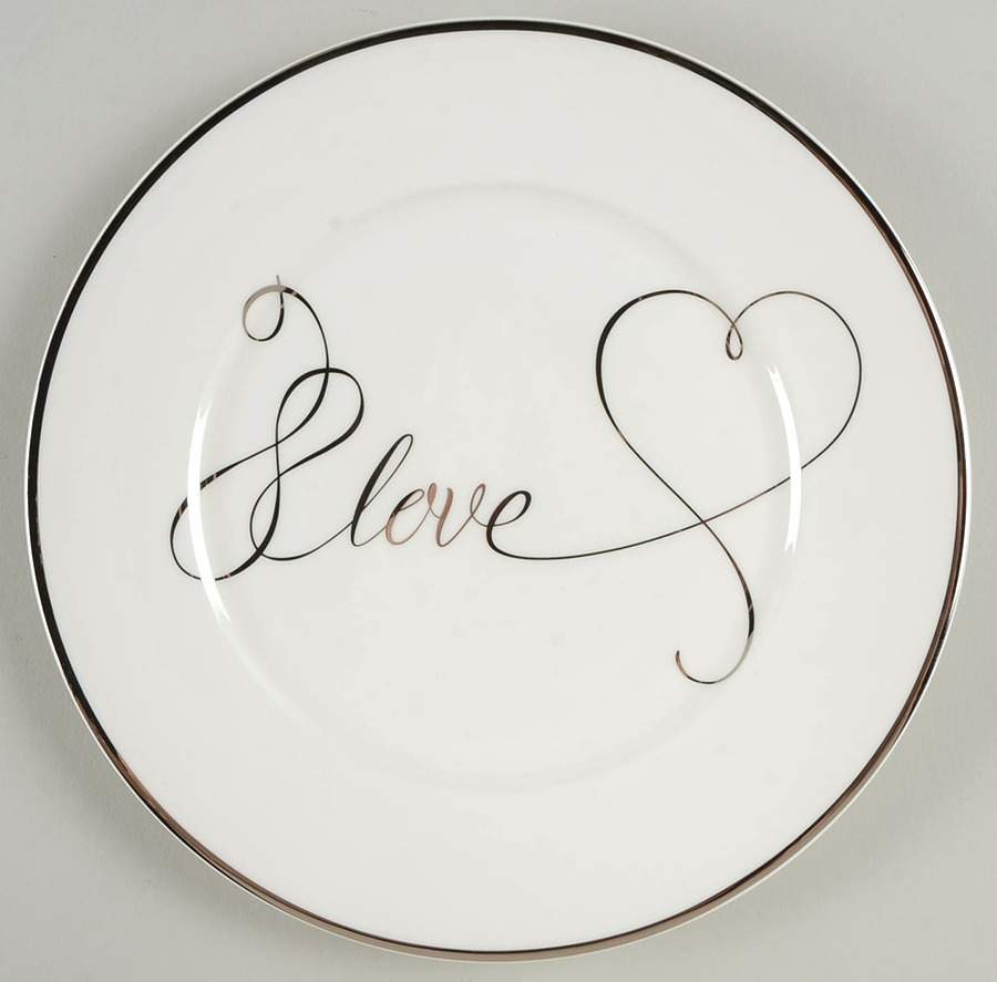 Love Story Luncheon Plate by Mikasa-1
