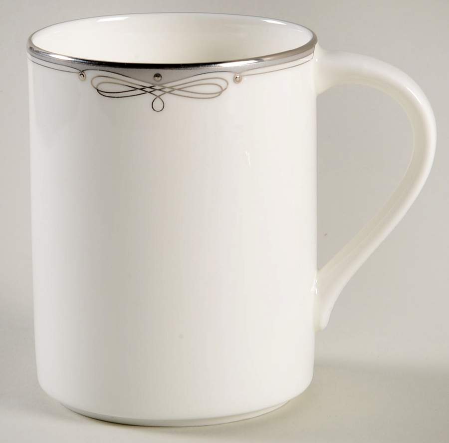Platinum Ribbons Mug by Mikasa-1
