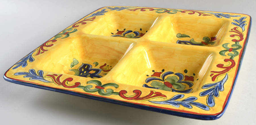 Yellow Talavera 4 Part Relish by Maxcera Corp-1