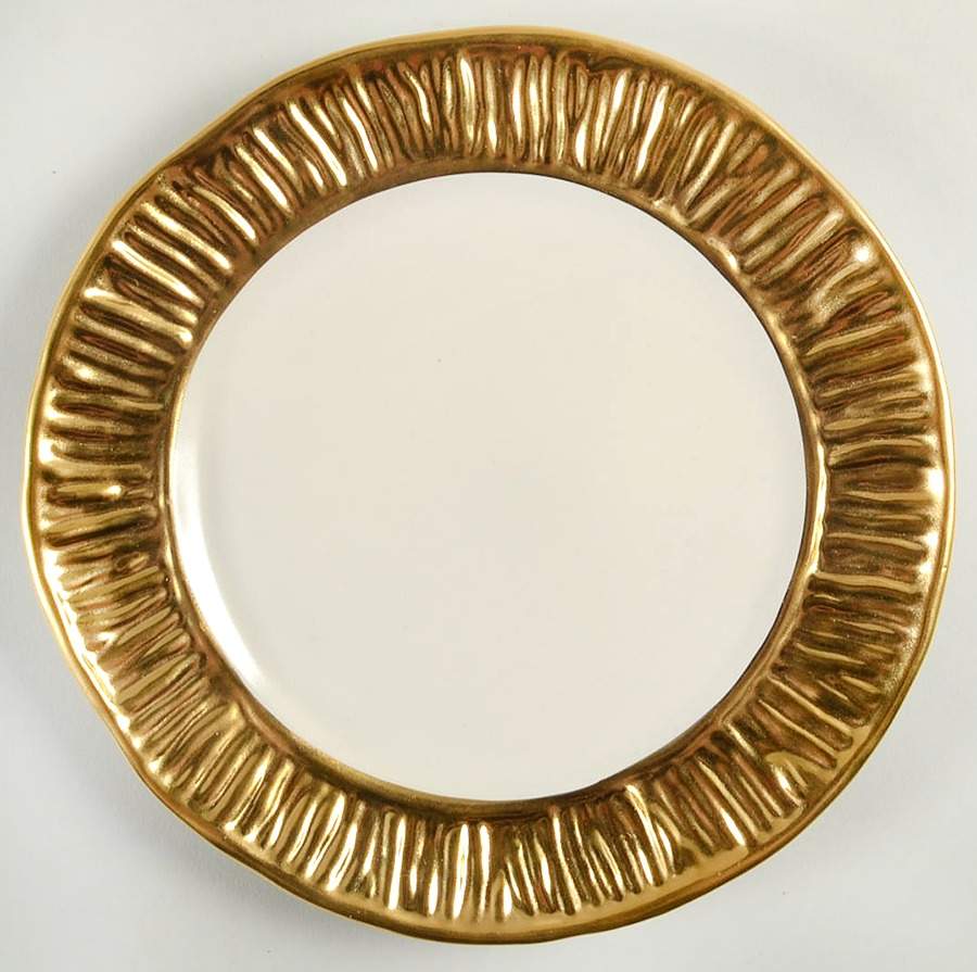 Coil Gold Salad Plate by Michael Wainwright-1