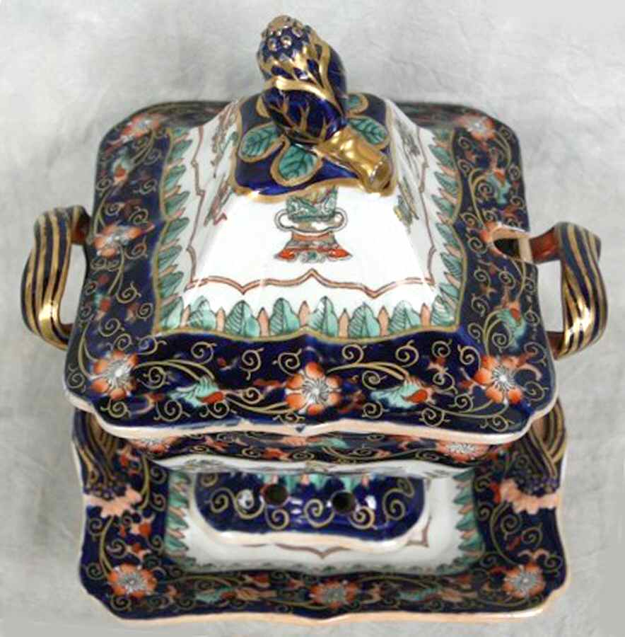 22444 Tureen & Lid w/Underplate by Mason's-1