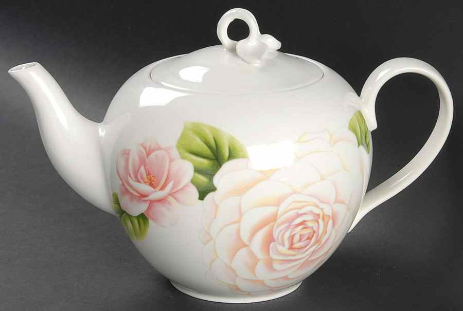 Tea Blossom Teapot & Lid by Martha Stewart-1