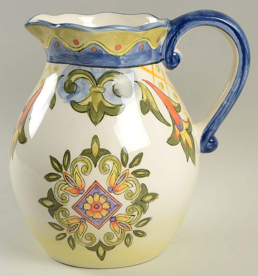 Green Talavera 88 Oz Pitcher by Maxcera Corp-1