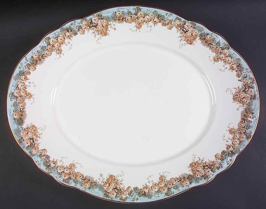 MAD218 19" Oval Serving Platter by John Maddock & Sons-1