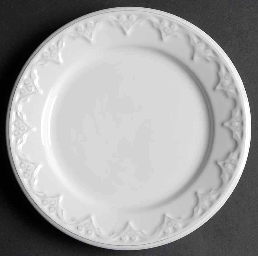 Batalha White Salad/Dessert Plate by Matceramica-1