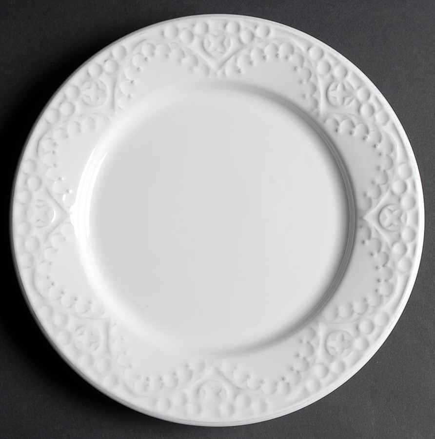 Batalha White Dinner Plate by Matceramica-1