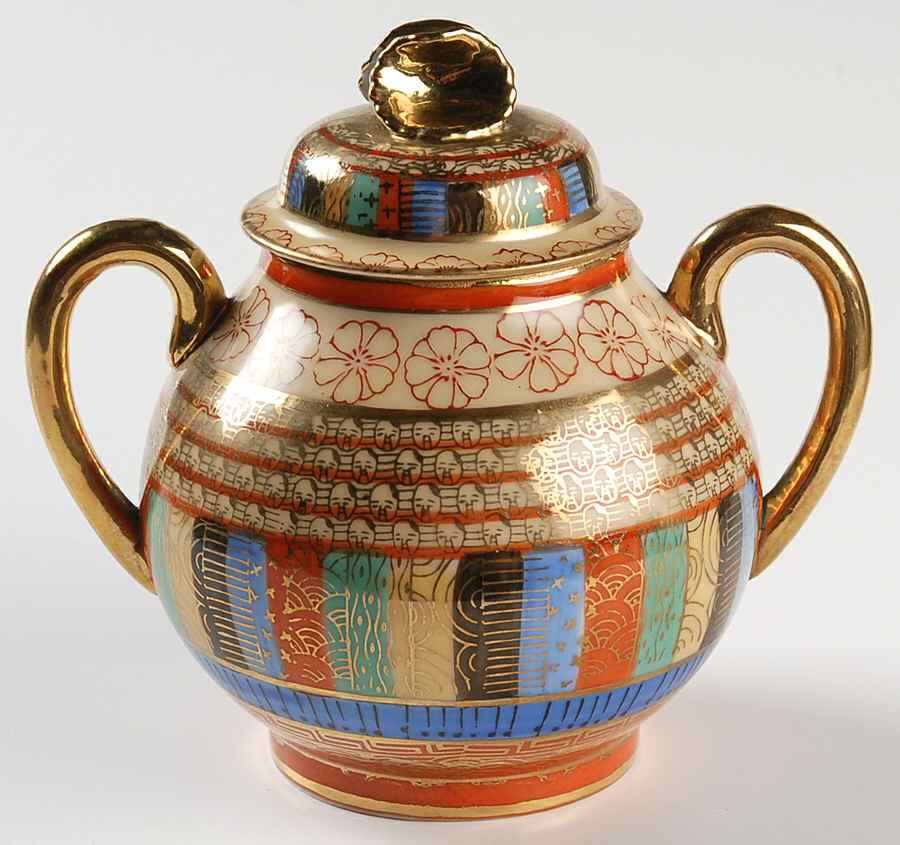 MIB4 Sugar Bowl & Lid by Mitsu-Boshi (Japan)-1