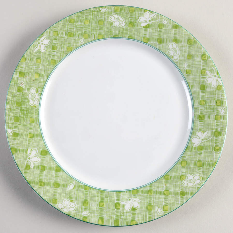Tartan Green Dinner Plate by Mikasa-1