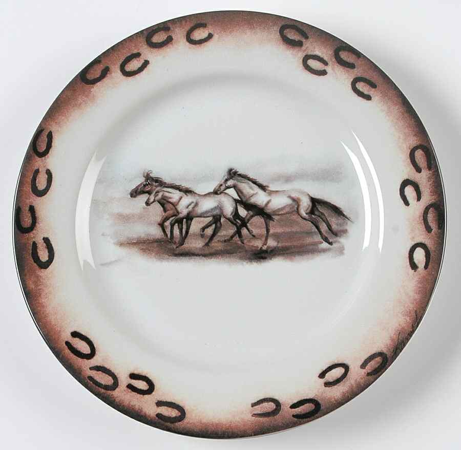 Hoofprints Salad Plate by Montana Lifestyles-1